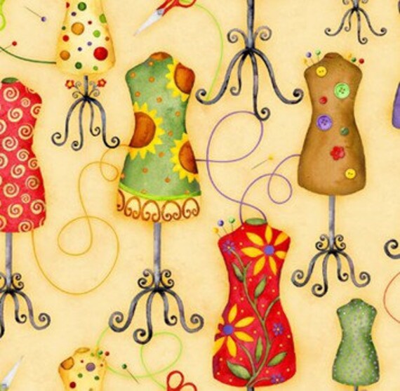 Sewing Fabric Sewing Themed Fabric SEW BE IT Sewing Notions Etsy
