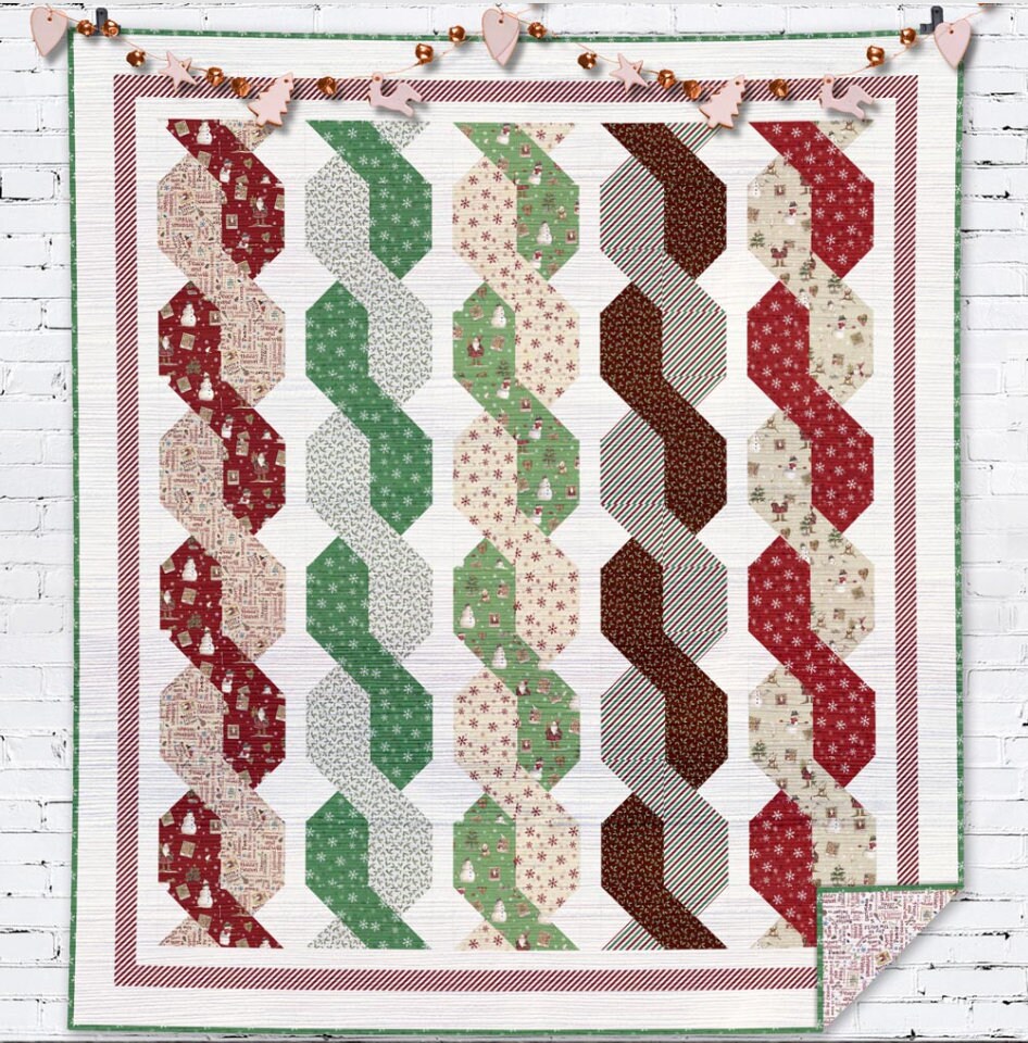 Clothworks Fabric Postcard Christmas Holly Dark Red Y3514-83 – Affinity For  Quilts, Inc.