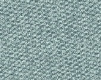 Flannel Fabric, Aquamarine Flannel, Solid Color Flannel, Aqua Fabric, Winter Wool Tweed Flannel Blue, by Benartex, 9618F-81