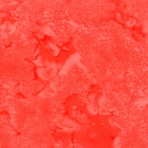 Batik Fabric, Red/Orange Batik, Bali Batiks, Nasturtium Fabric, Hand Dyed Batik, Mottled Batik Fabric, Hoffman California Fabrics, 1895-469