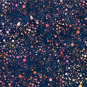 Batik, Polka Dot Batik Fabric, Up With The Sun, Blooms, Dot Fabric, Dot Batik, by Hoffman, U2457-562