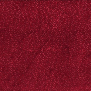 Batik Fabric, Red Batik Fabric, Bali Red, Batik Dots, Bali Chops Cherry, Hand Dyed Batik, by Hoffman, 885-403