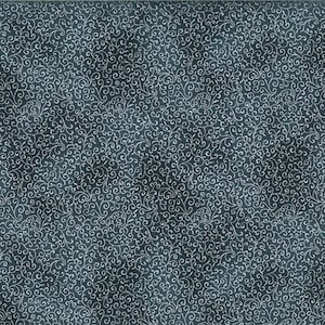 Kerststof, zilvergrijze stof, wervelende stof, metallic stof, vakantieblenders, houtskool, door Hoffman California Fabrics, P7618-55S