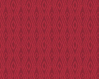 Geometric Fabric, Red Fabric, Diamond Fabric, Just More Red, Nuncia, AGF, by Art Gallery Fabrics, NUC-11983