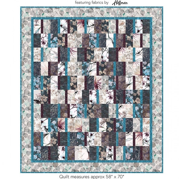 Quilt Pattern, Easy Pattern, Laneways, Throw Quilt, Scrap Quilt, by Gourmet Quilter, GQHL