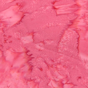 Batik Fabric, Pink Batik, Bali Batiks, Dark Pink Fabric, Frank, Hand Dyed Batik, Mottled Batik Fabric, Hoffman California Fabrics, 1895-349