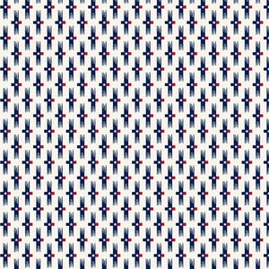Tecido patriótico, Star Spangled, tecido vermelho, branco e azul, tecido 4 de julho, tecido Backgammon Stars, tecido Memorial Day, por Andover, 9939-L