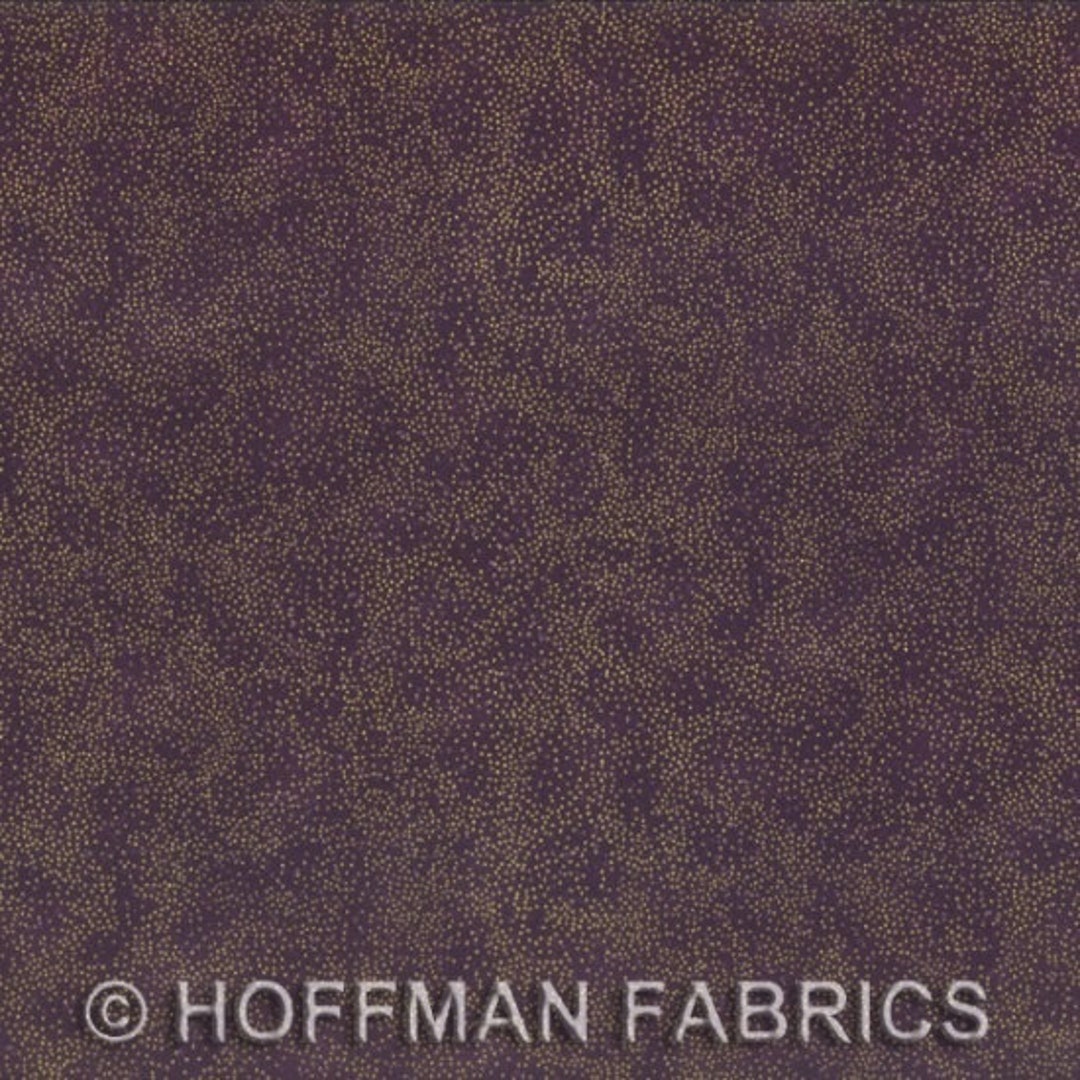 Polka Dot Fabric, Metallic Fabric, Brilliant Blenders, Gold and Plum