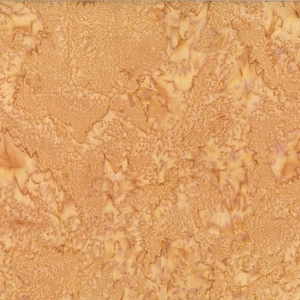Brown Batik, Batik Fabric, Bali Batiks, Hand Dyed Batik, Mottled Batik Fabric, Camel, Watercolor Batik, by Hoffman California, 1895-43