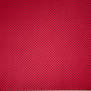 Polka Dot Fabric, Black on Red Spot, Pirate Fabric, Kids Fabric, Pirates, Black Pin Dots on Red, by Andover, TP-830-RX