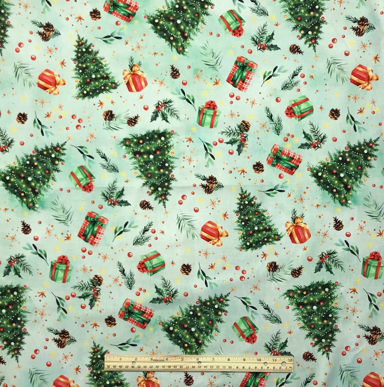 Christmas Fabric, Celebrate the Seasons, December Fabric, Winter Fabric ...