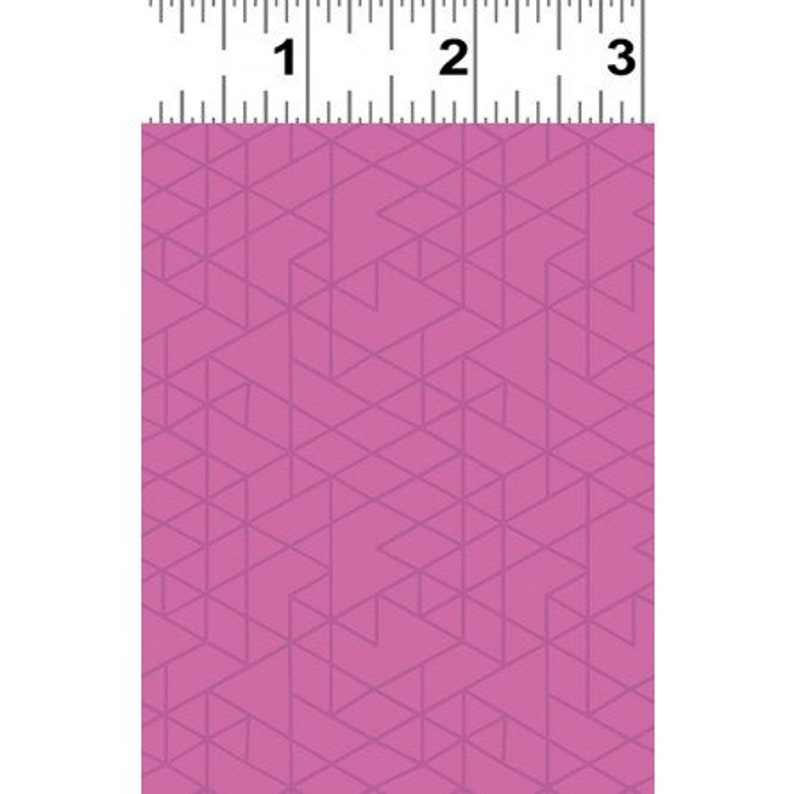 Fuchsia Fabric Geometric Fabric Rosewood Fuchsia tone on Etsy