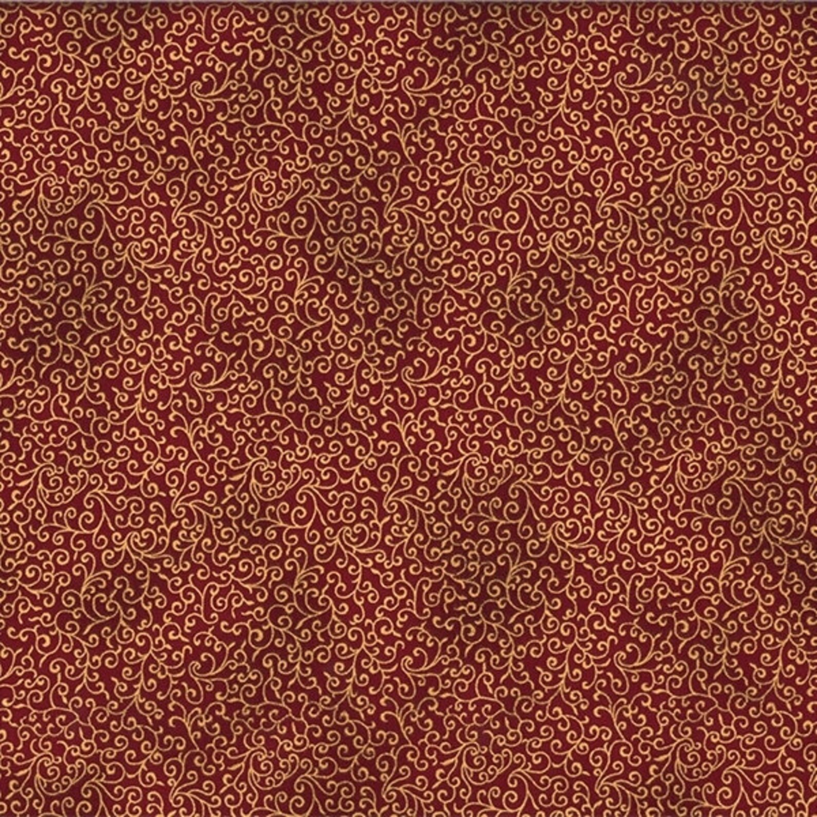 Christmas Fabric, Gold Fabric, Swirl Fabric, Metallic Fabric, Holiday ...