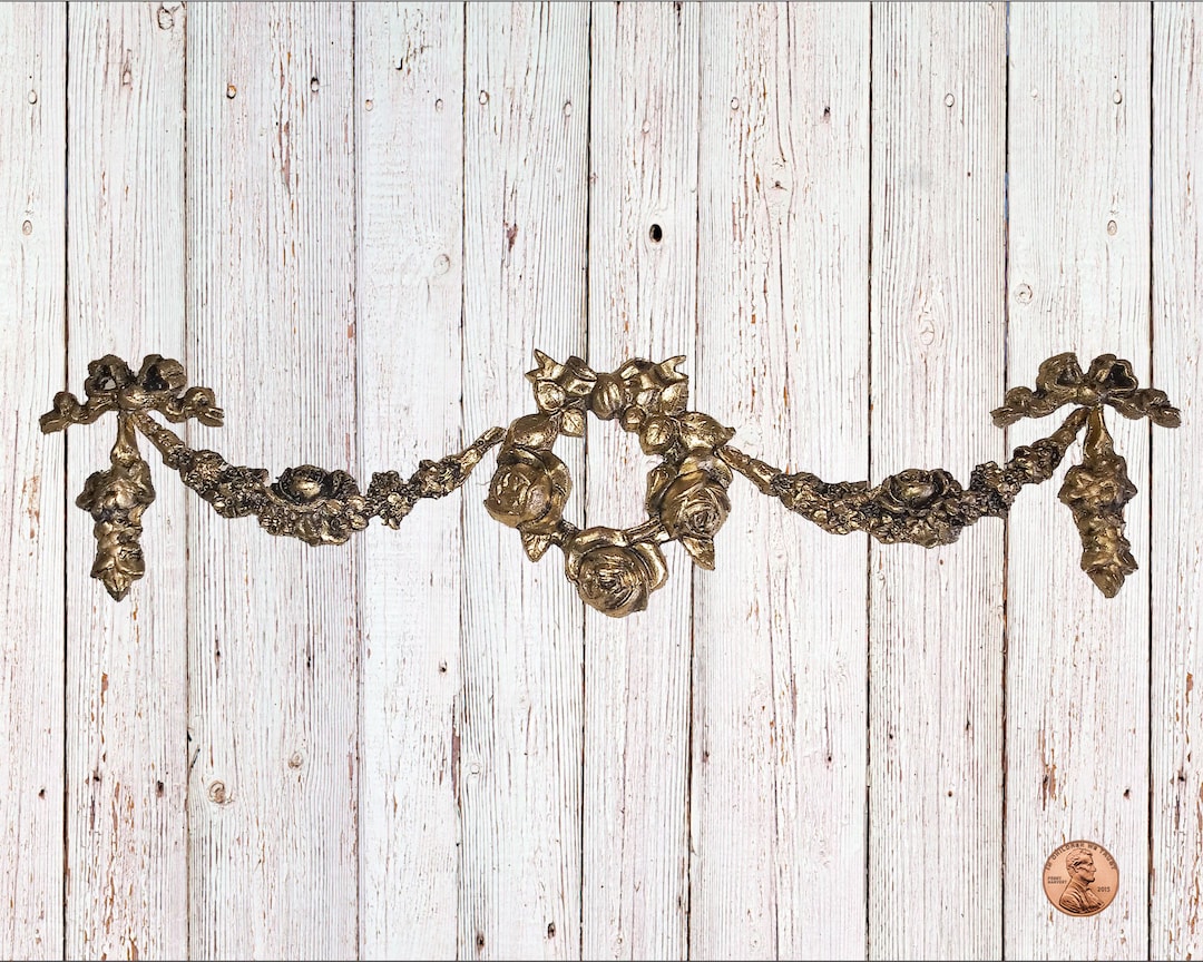 Beautiful Straight Scroll and Rose Cluster Applique! - Etsy