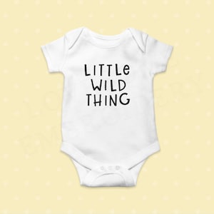 Little Wild Thing Multisize Embroidery Design, Modern Kids Embroidery File Digital Download | Lovesome Design