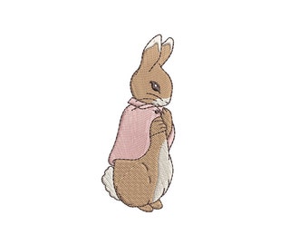 Cottontail Rabbit 2.5inch Machine Embroidery Design Digital Download | Lovesome Design