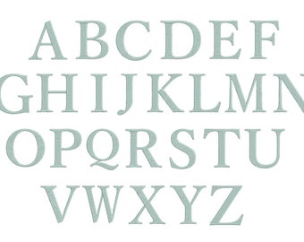Uppercase 4inch Embroidery Font Matching with Peter Rabbit, Monogram Alphabet Embroidery Font for Customized Gifts  | Lovesome Design