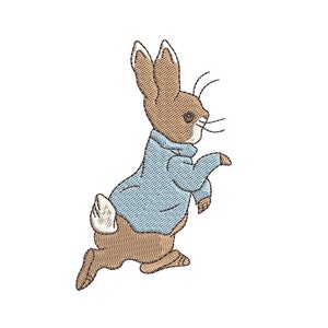 Peter Rabbit 2,5 inch machine borduurwerk ontwerpen digitale download | Prachtig ontwerp