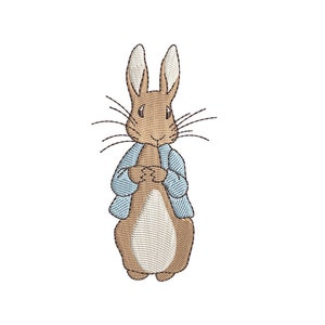 Peter Rabbit 2,5 inch machine borduurwerk ontwerpen digitale download | Prachtig ontwerp