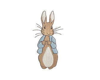 Peter Rabbit 2inch Machine Embroidery Design Digital Download | Lovesome Design