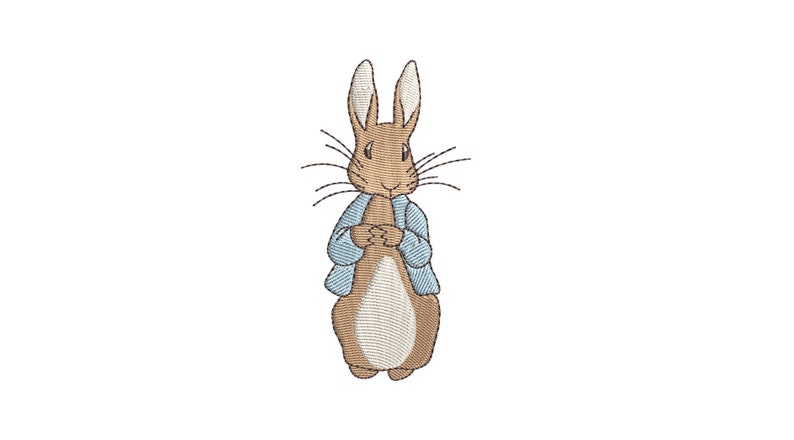 Peter Rabbit 2inch Machine Embroidery Design Digital Download Lovesome ...