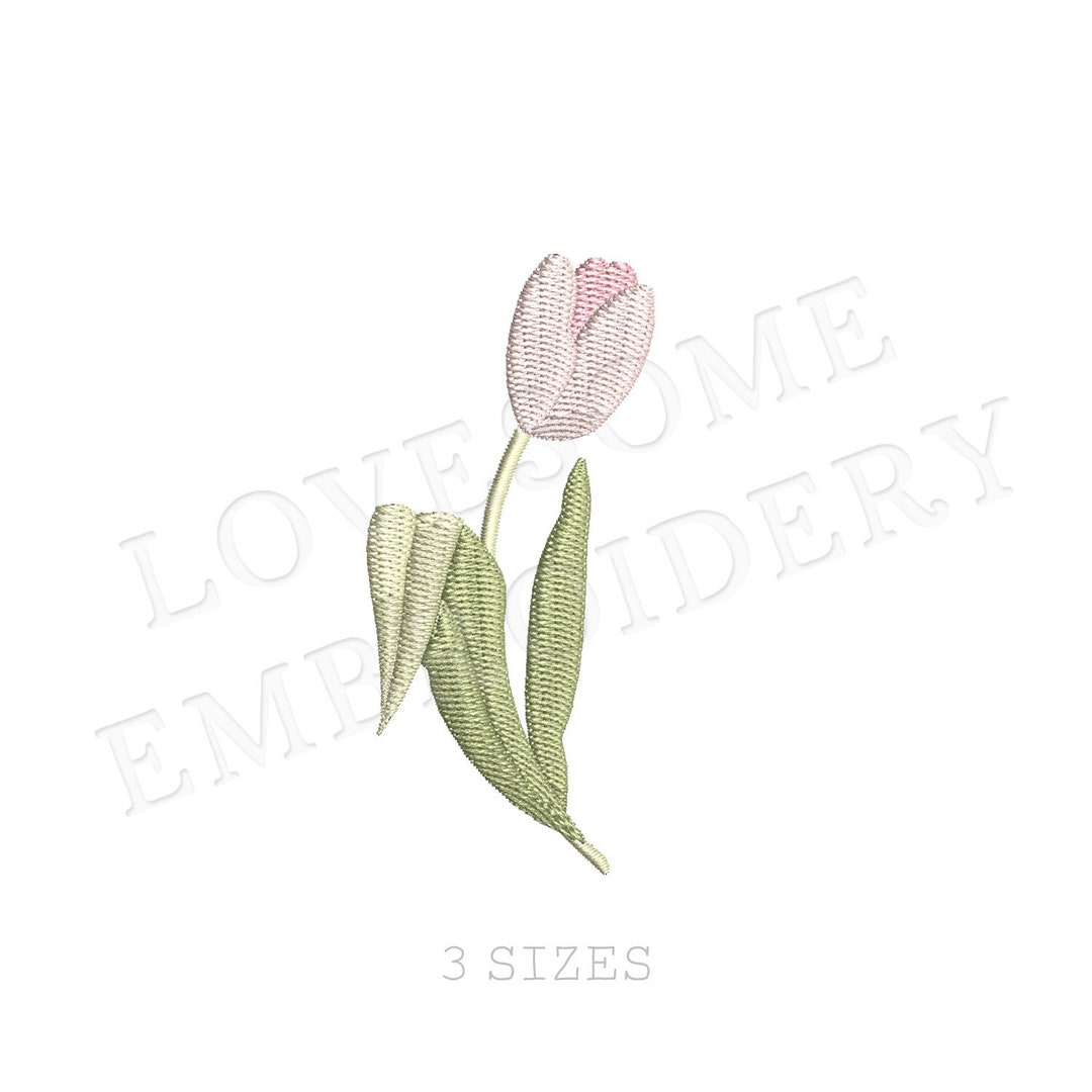 Tulip Multisize Machine Embroidery Design File Digital Download ...