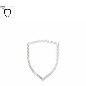 Rope Crest Embroidery Design Multisize, Nautical Machine Embroidery ...