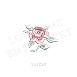Floral Corsage Multisize Embroidery Design, Floral Embroidery Design, Modern Flower Corsage Digital Download | Lovesome Design