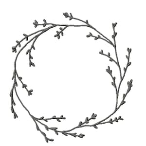 Motif de broderie Machine jolie couronne 6 pouces en téléchargement numérique | Beau design