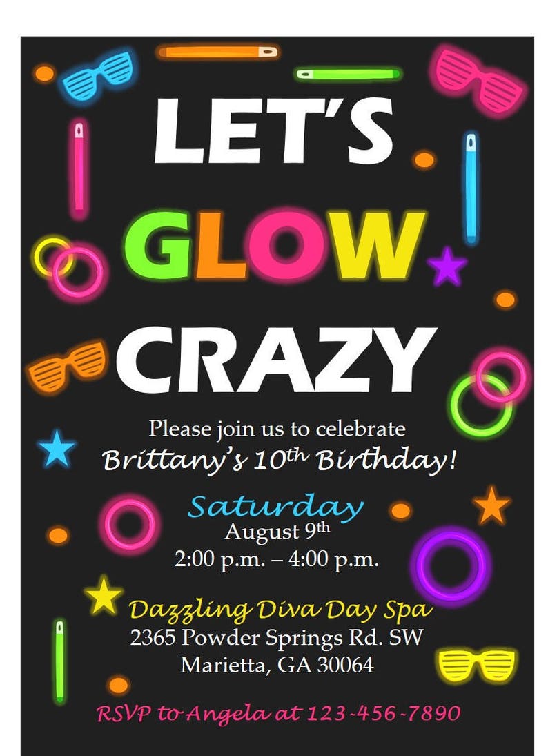 glow-party-invite-template