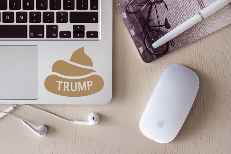 or laptop Dump Trump decal window Anti-trump funny political vinyl sticker for car truck