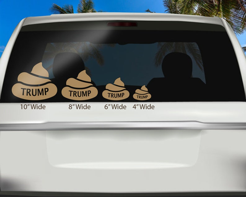 or laptop Dump Trump decal window Anti-trump funny political vinyl sticker for car truck