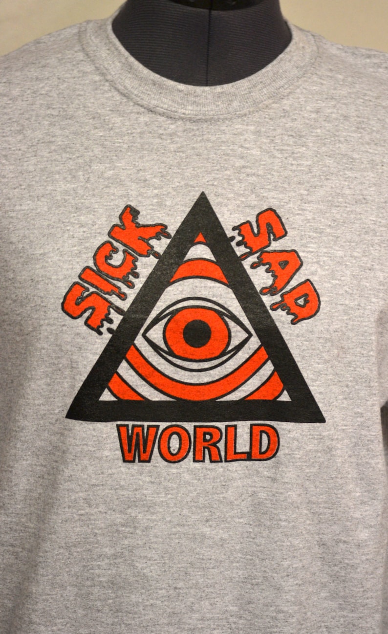 Daria Sick Sad World // Retro 90s custom design screen print tshirt image 1