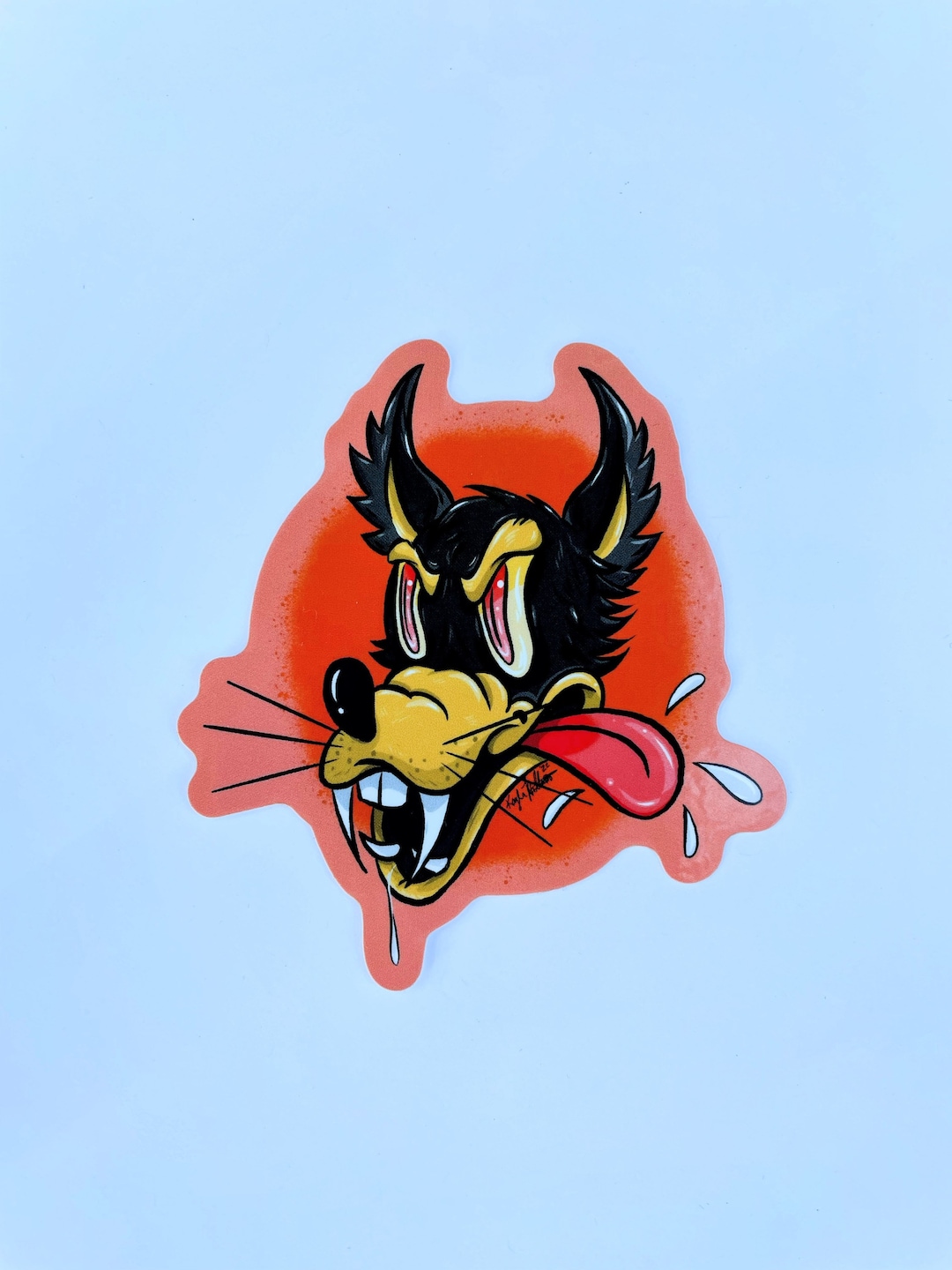 Dire Wolf Sticker / Grateful Dead / Jerry Garcia / Wolf Sticker Etsy