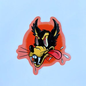 Dire Wolf Sticker / Grateful Dead / Jerry Garcia / Wolf Sticker