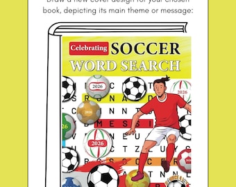 2026 World Soccer Word Search Book | Fun Sports Puzzle Game for Global Fans