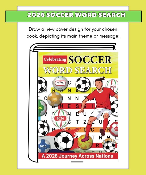 World Soccer Word Search Book | Fun Sports Puzzle Game for Global