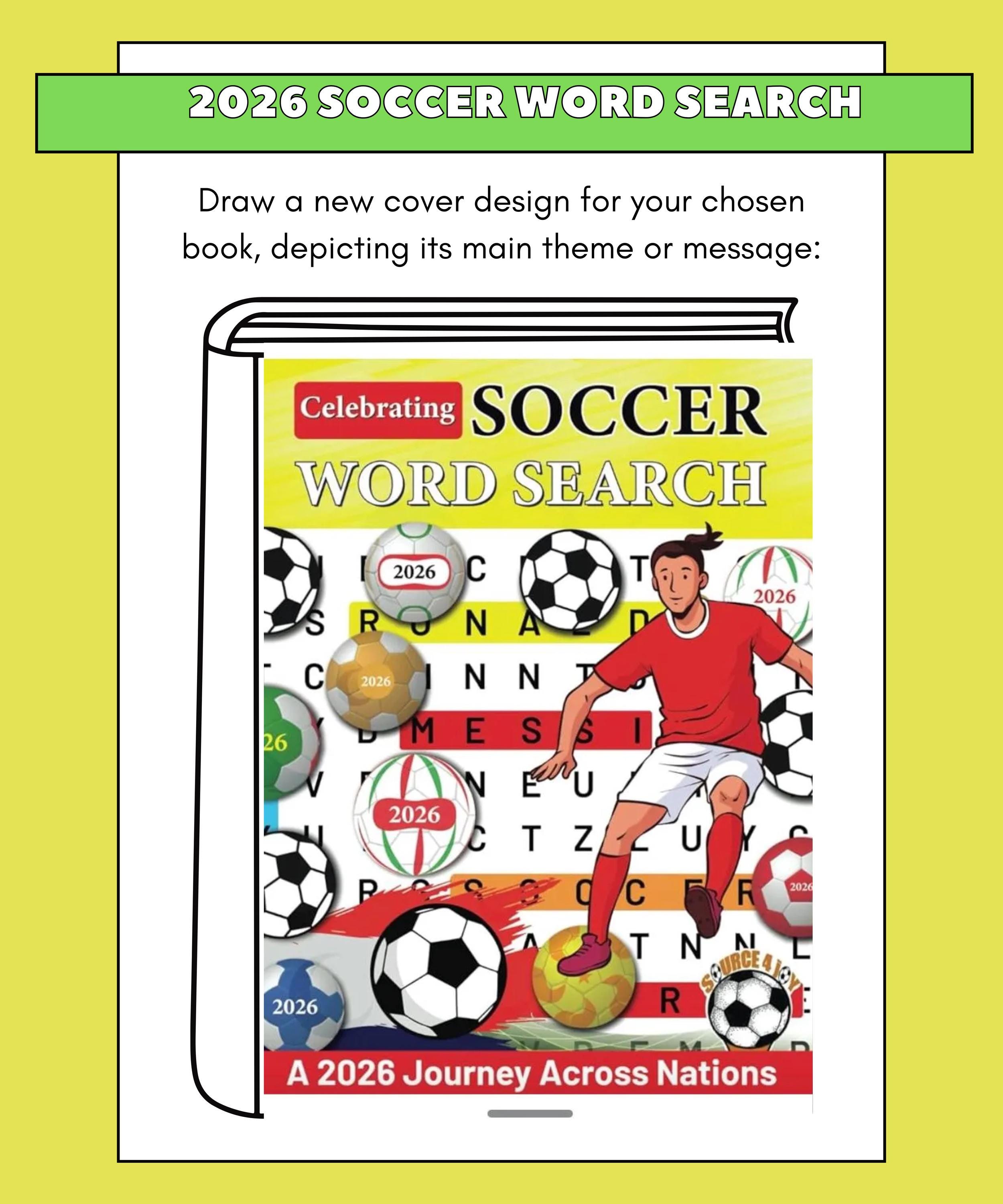 World Soccer Word Search Book | Fun Sports Puzzle Game for Global