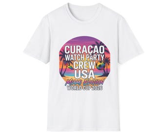 Maglietta Curacao Watch Party Crew USA / Edizione Miami Coppa del Mondo 2026