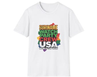 Maglietta Suriname Watch Party Crew / Coppa del Mondo USA 2026