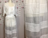 Edwardian 19teens white cotton dress salvage