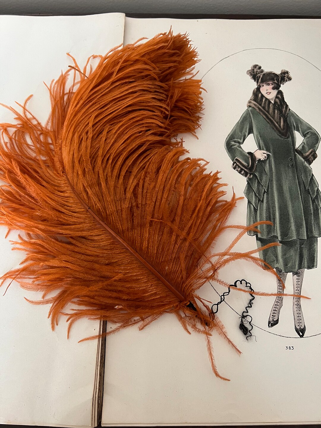 Antique Millinery Feather Vintage. Hat Making Edwardian Etsy