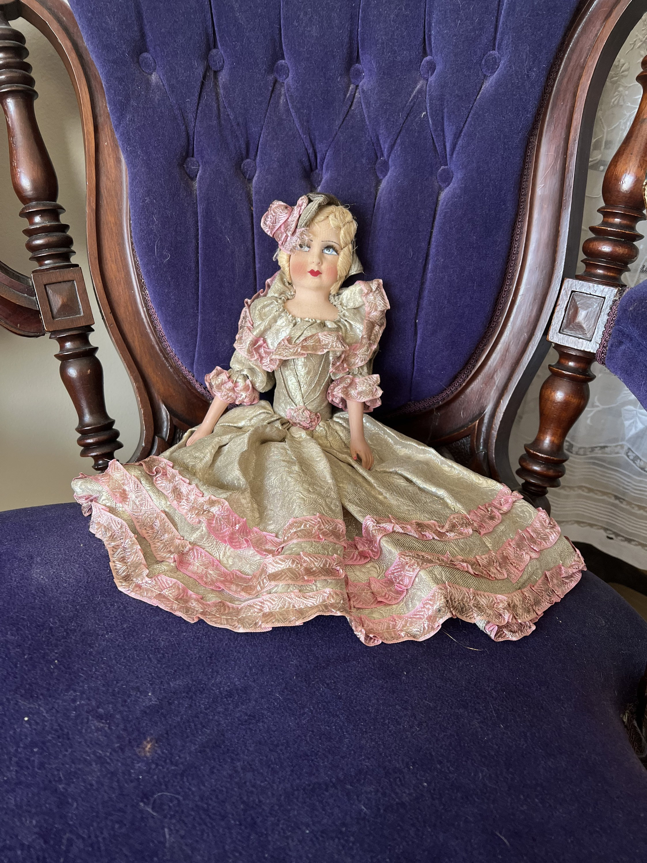 スーパーセール期間限定 Incredible antique 1920s boudoir doll. - Etsy 日本 アンティーク雑貨