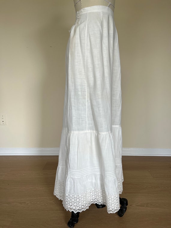1890 1900 1910 antique petticoat 31.5" waist - image 4