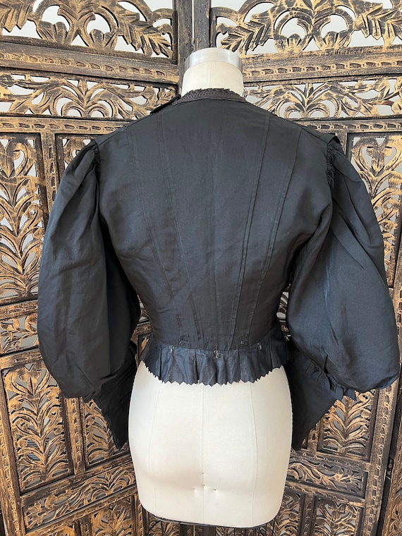 Antique Edwardian Victorian bodice.  Wearable - image 3