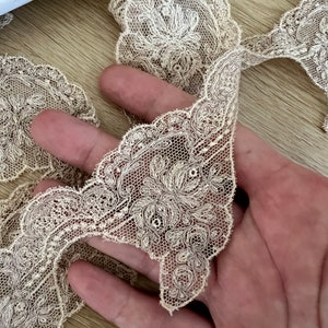 Rare vintage antique cotton lace. BTY 1930s /1940s deadstock