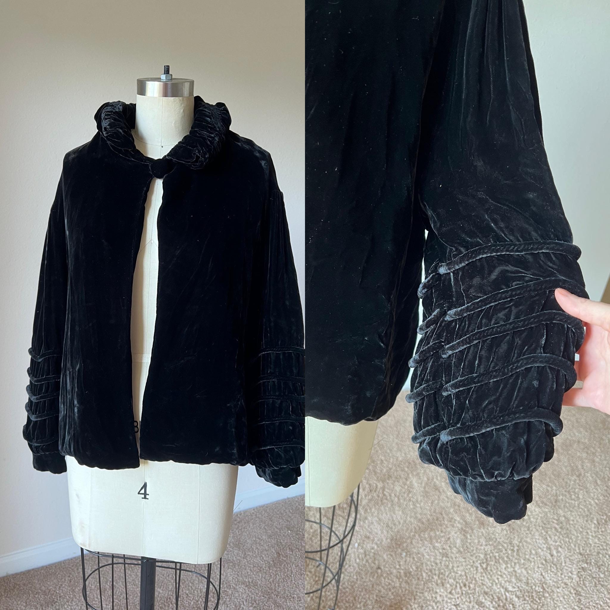 20s Velvet Jacket - Etsy