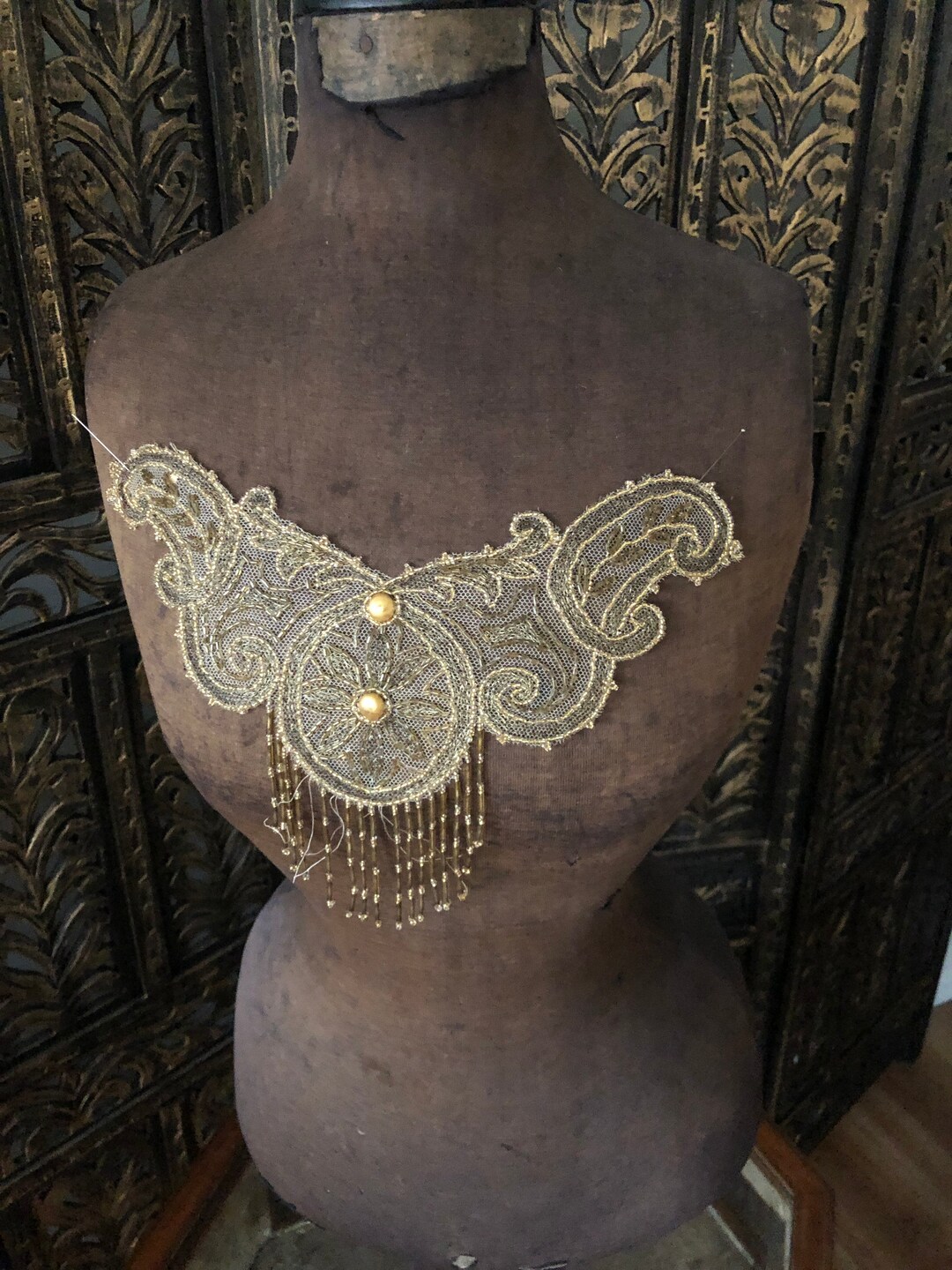 Edwardian Beaded Bodice Applique Etsy