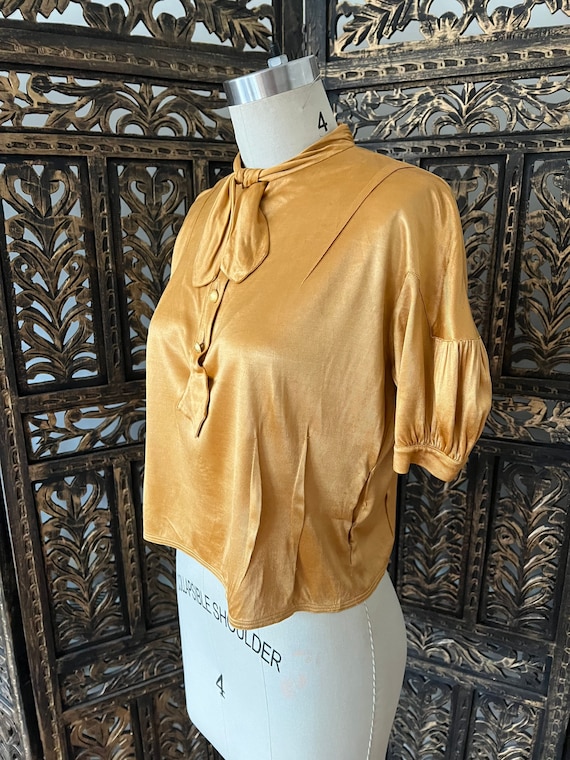 1930s rayon knit blouse. From macy’s - image 5