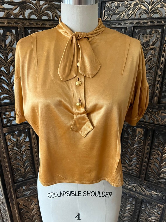 1930s rayon knit blouse. From macy’s - image 3